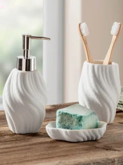 Accessoires de bain lot 3 pièces