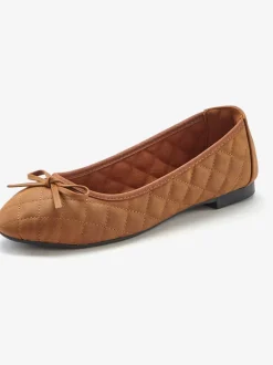Ballerines classiques à la coupe arrondie avec nœuds