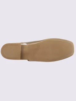 Ballerines ouvertes à l'arrière de fabrication espagnole