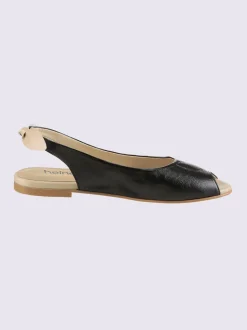 Ballerines ouvertes à l'arrière de fabrication espagnole
