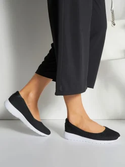 Ballerines sneakers d'été légères et confortables au look sportif avec semelle flexible