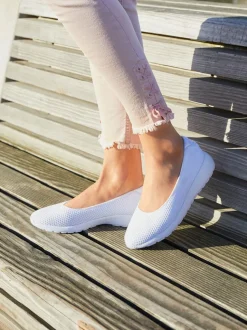 Ballerines sneakers d'été légères et confortables au look sportif avec semelle flexible