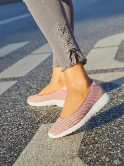 Ballerines sneakers d'été légères et confortables au look sportif avec semelle flexible