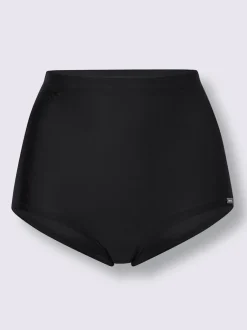 Bas de bikini à coupe haute en microfibre résistante au chlore