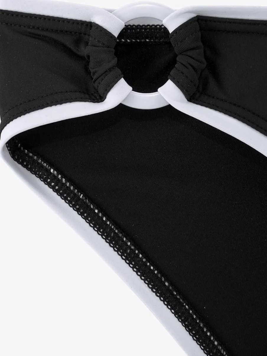 Bas de maillot de bain avec anneaux décoratifs et polyamide recyclé