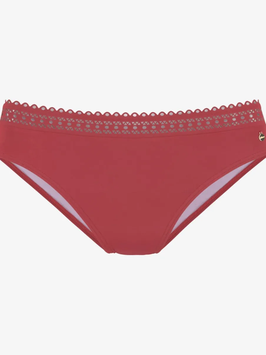 Bas de maillot de bain avec bord découpé au laser et microfibre douce