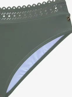 Bas de maillot de bain avec bord découpé au laser et microfibre douce