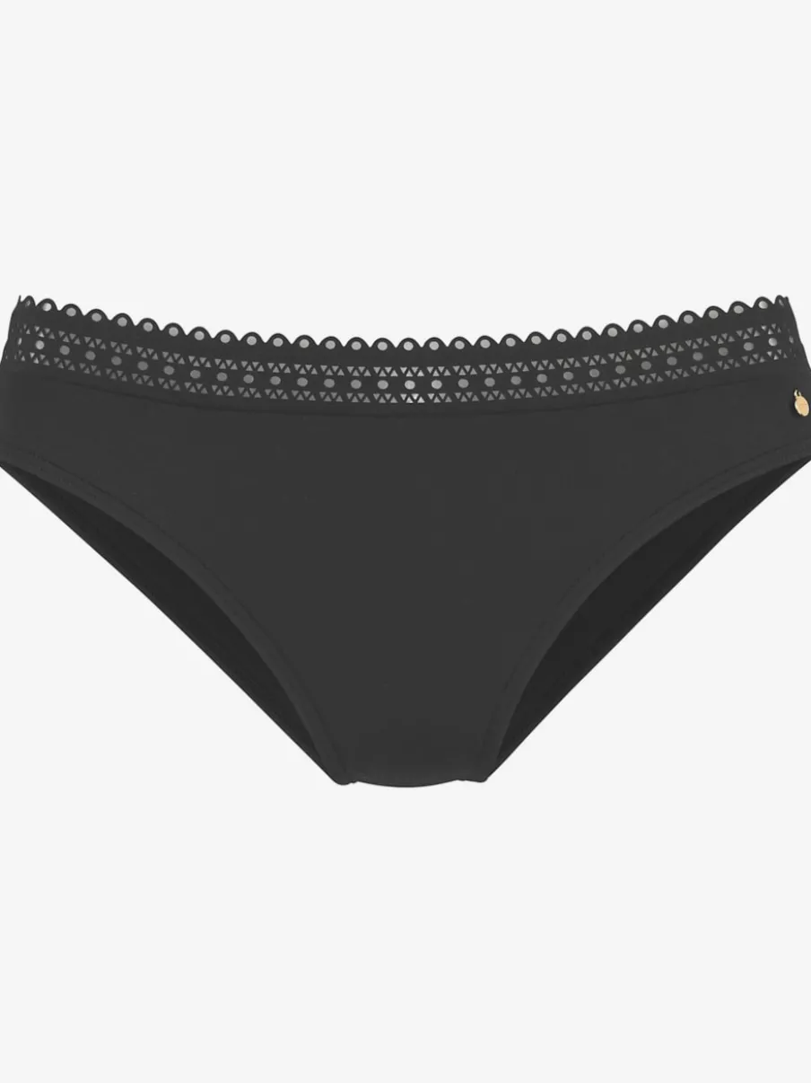 Bas de maillot de bain avec bord découpé au laser et microfibre douce