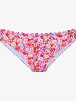 Bas de maillot de bain avec bords ondulés en microfibre douce