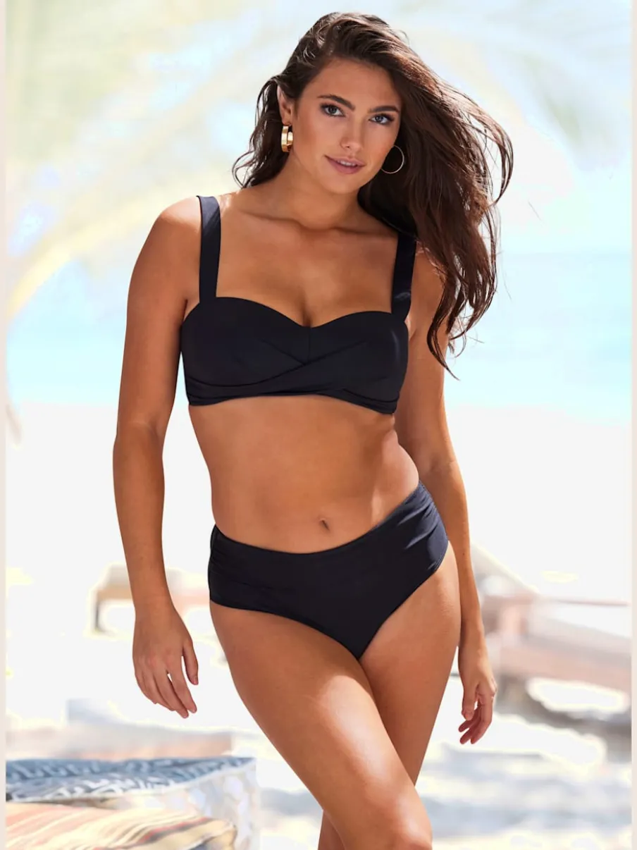 Bas de maillot de bain avec ceinture et qualité microfibre douce