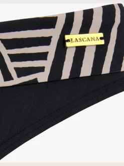 Bas de maillot de bain avec ceinture à motif géométrique