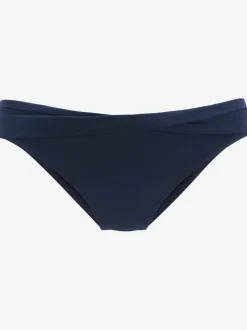 Bas de maillot de bain avec ceinture à revers en microfibre douce
