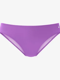 Bas de maillot de bain avec coupe classique et empiècements en polyamide recyclé