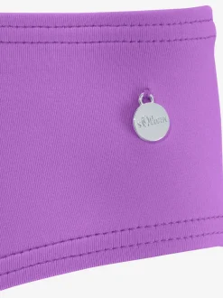 Bas de maillot de bain avec coupe classique et empiècements en polyamide recyclé
