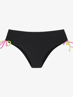 Bas de maillot de bain avec détails fluos contrastés et finition soignée