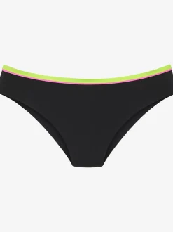 Bas de maillot de bain avec détails fluos contrastés et tissu doux
