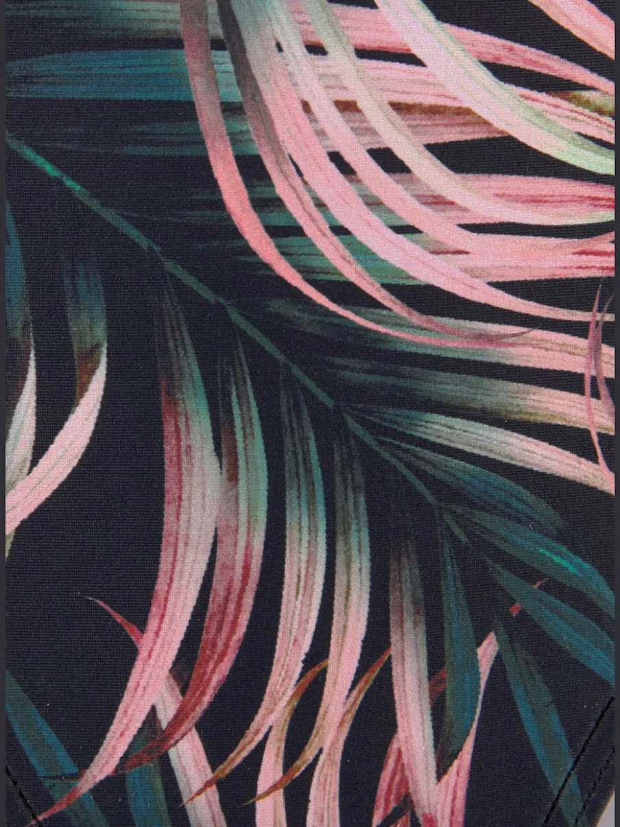 Bas de maillot de bain avec imprimé tropical et coupe classique
