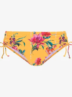 Bas de maillot de bain avec impression florale et barrette ajustable