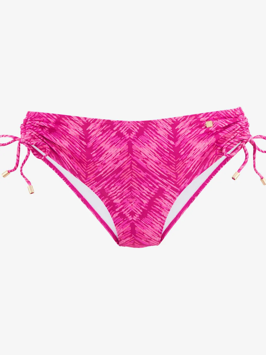 Bas de maillot de bain avec imprimé graphique et détails raffinés