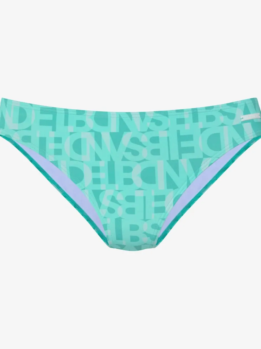 Bas de maillot de bain avec imprimé et coupe classique