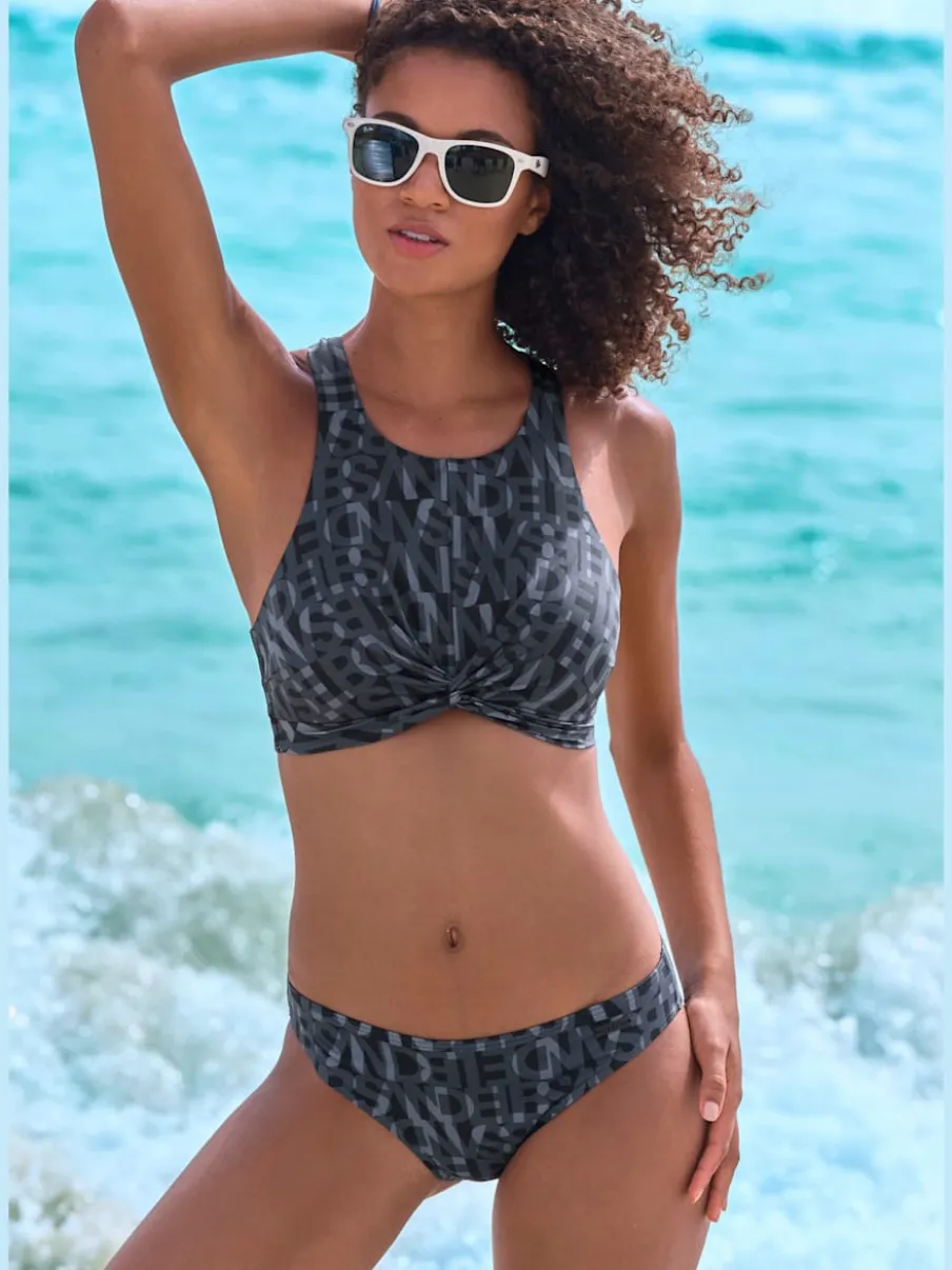 Bas de maillot de bain avec imprimé et coupe classique