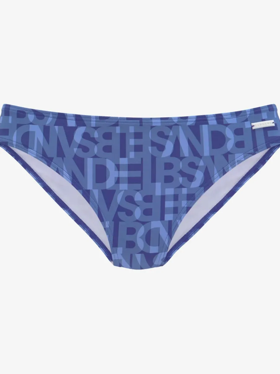 Bas de maillot de bain avec imprimé et coupe classique