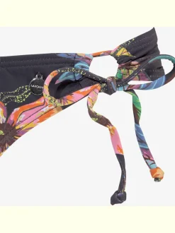 Bas de maillot de bain avec imprimé floral et liens à nouer