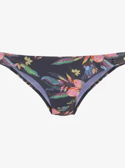 Bas de maillot de bain brésilien à imprimé floral et couture fine