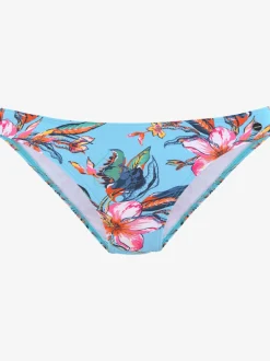Bas de maillot de bain brésilien à imprimé floral et couture fine