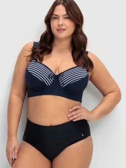 Bas de maillot de bain ceinture haute