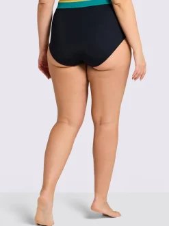 Bas de maillot de bain ceinture extra-haute