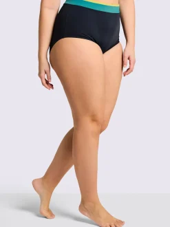 Bas de maillot de bain ceinture extra-haute