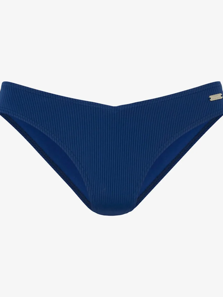 Bas de maillot de bain échancré avec ceinture en V devant