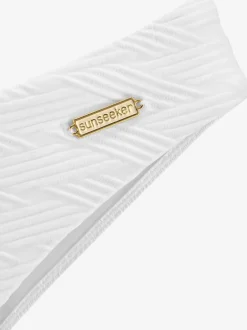 Bas de maillot de bain à échancrure haute avec matière douce