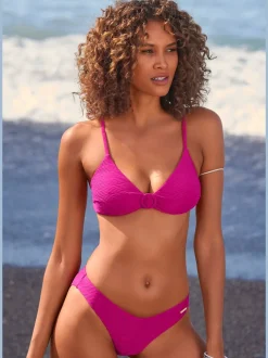 Bas de maillot de bain à échancrure haute avec matière douce