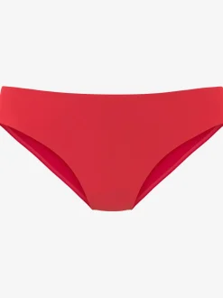 Bas de maillot de bain classique à enfiler avec élastique et empiècements en polyamide recyclé
