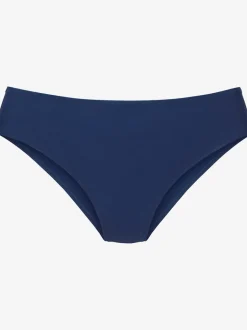 Bas de maillot de bain classique à enfiler avec élastique et empiècements en polyamide recyclé