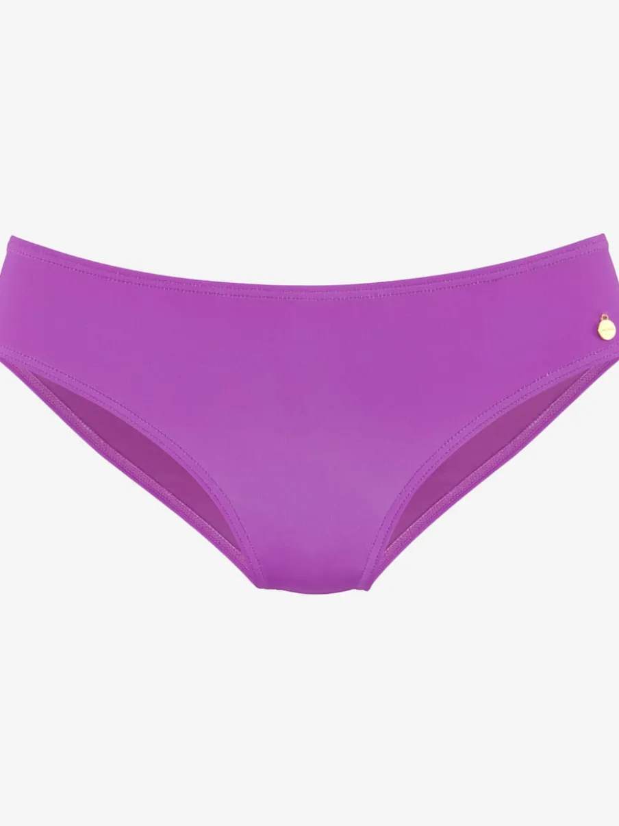 Bas de maillot de bain classique en microfibre douce avec détails raffinés