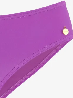 Bas de maillot de bain classique en microfibre douce avec détails raffinés