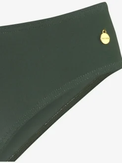 Bas de maillot de bain classique en microfibre douce avec détails raffinés