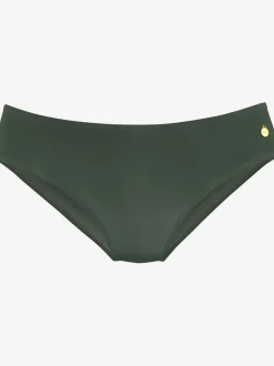 Bas de maillot de bain classique en microfibre douce avec détails raffinés
