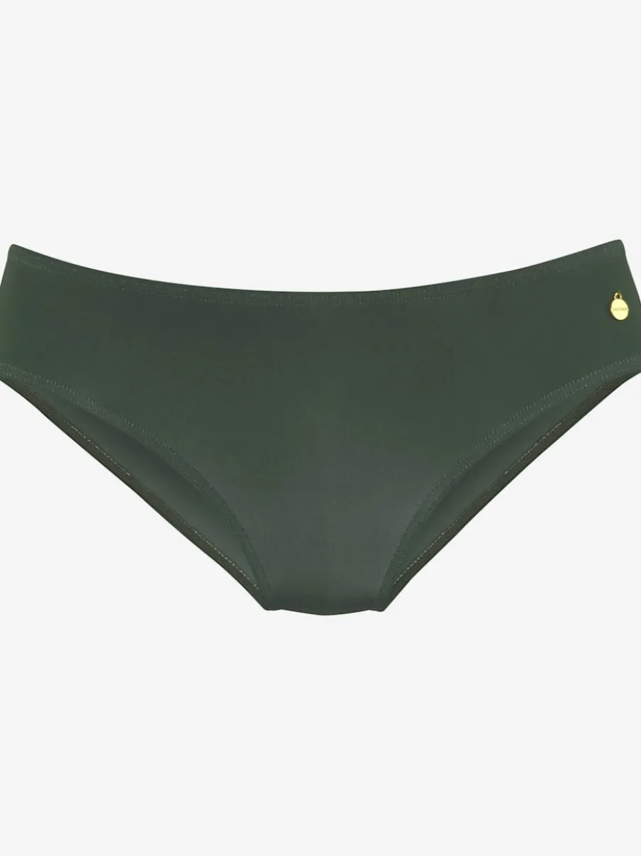 Bas de maillot de bain classique en microfibre douce avec détails raffinés