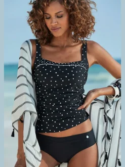 Bas de maillot de bain classique avec coupe extra large et détails raffinés