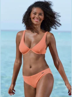 Bas de maillot de bain classique en polyamide recyclé avec empiècements confortables