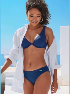Bas de maillot de bain classique en polyamide recyclé avec empiècements confortables