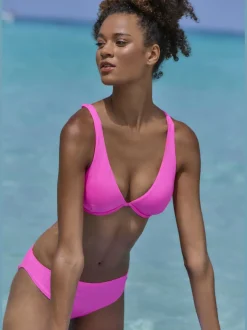 Bas de maillot de bain classique en polyamide recyclé avec empiècements confortables