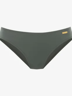 Bas de maillot de bain classique en microfibre douce avec motifs floraux