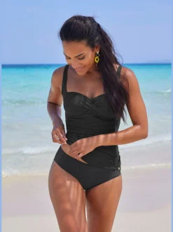 Bas de maillot de bain à coupe classique en polyamide recyclé