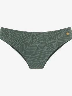 Bas de maillot de bain à coupe classique avec tissu structuré