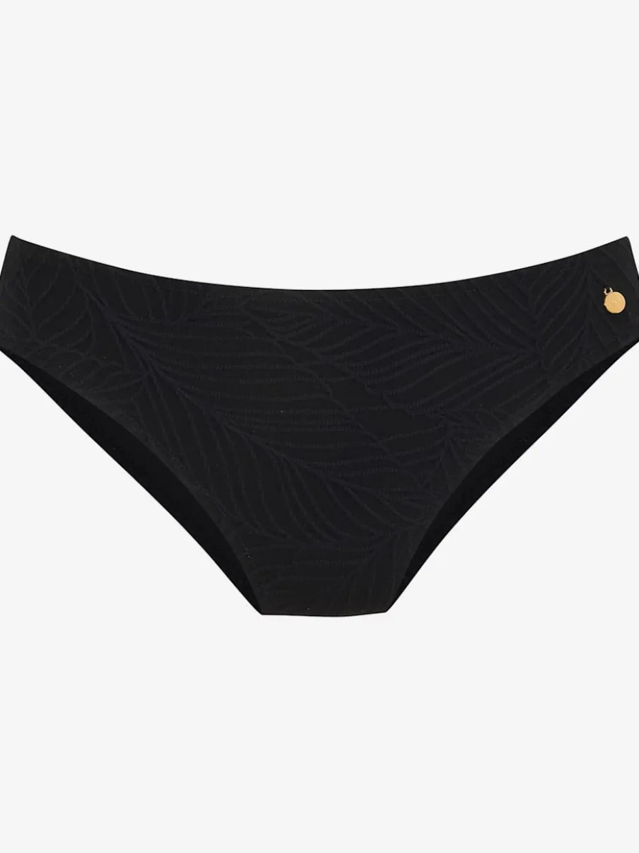 Bas de maillot de bain à coupe classique avec tissu structuré